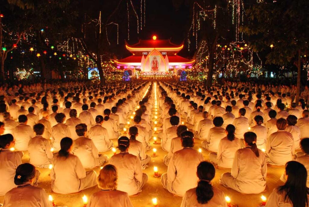 Buddhism is the most widespread religion in Vietnam