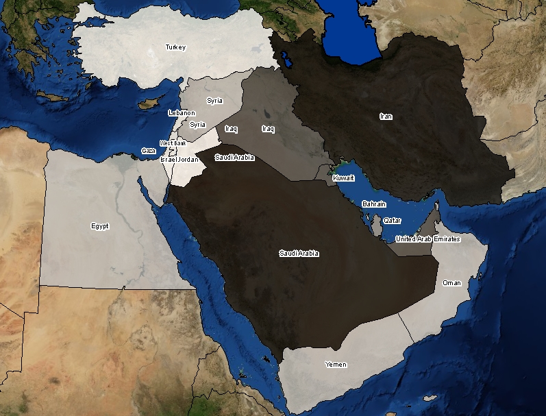 Proven Crude Oil Reserves – Middle East Geographies