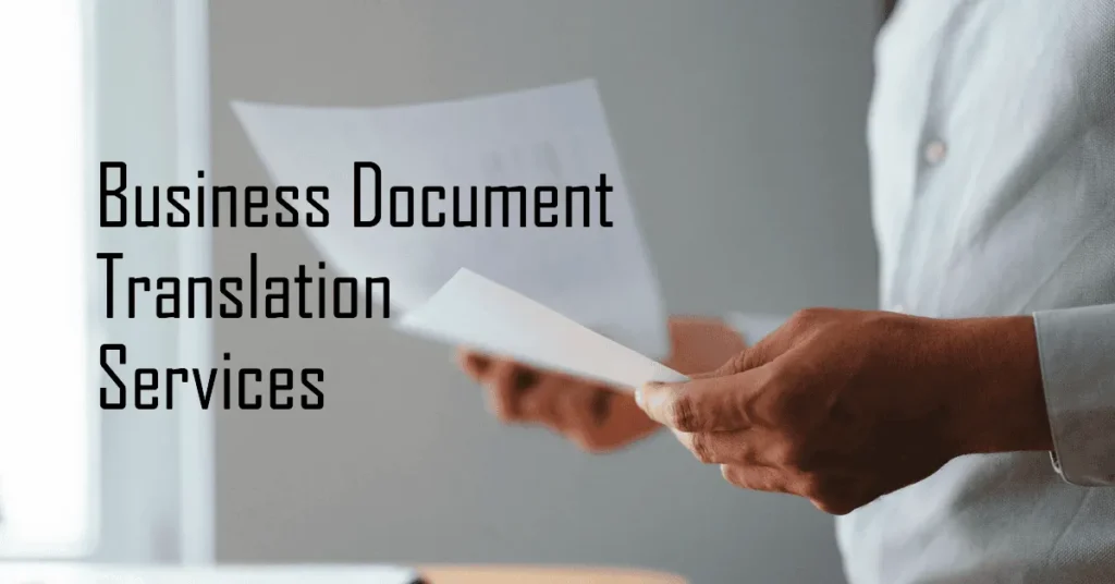 Translating Business Documents